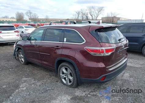 2016 Toyota Highlander Limited Platinum from USA, damaged, VIN 5TDDKRFH1GS315619